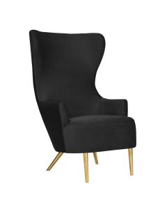 Julia Velvet Wingback Chair
