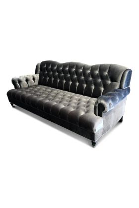 Smith Slate Velvet Sofa
