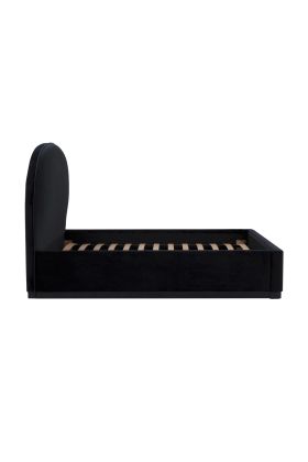Marlow Black Velvet King Bed