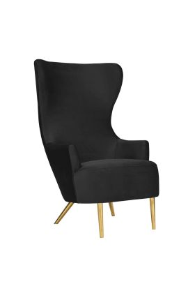 Julia Velvet Wingback Chair